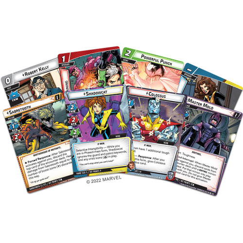 Card images for the Mutant Genesis expansion of Marvel Champions