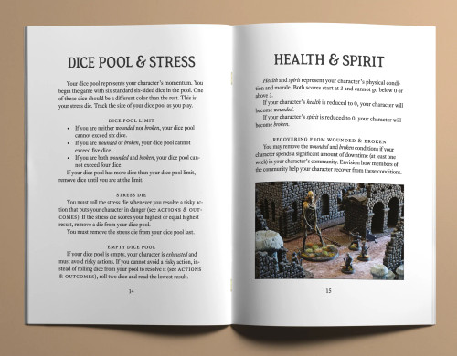 I Bury the Gods interior spread