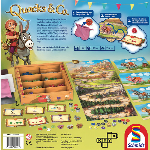 Quacks and Co box back