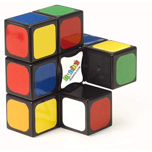 Rubiks Edge puzzle scrambled