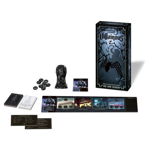 Marvel Villainous: We are Venom components with box