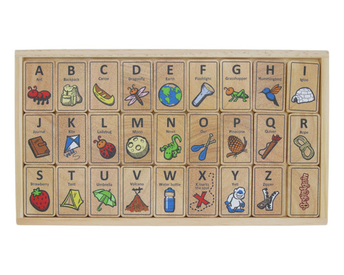 Alphabet Adventure Tiles from Begin Again Toys