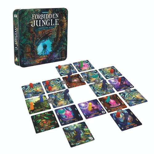 Game components, cards and pawns