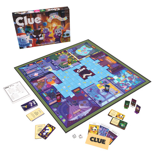 Game board in mid play with components 