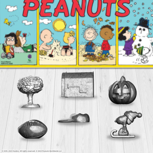 Peanuts Monopoly  pieces