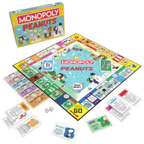 Peanuts Monopoly contents