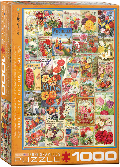 Flowers Seed Catalogue Collection puzzle box