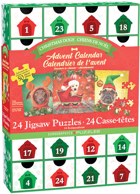 Christmas Dogs Puzzle Advent Calendar packaging
