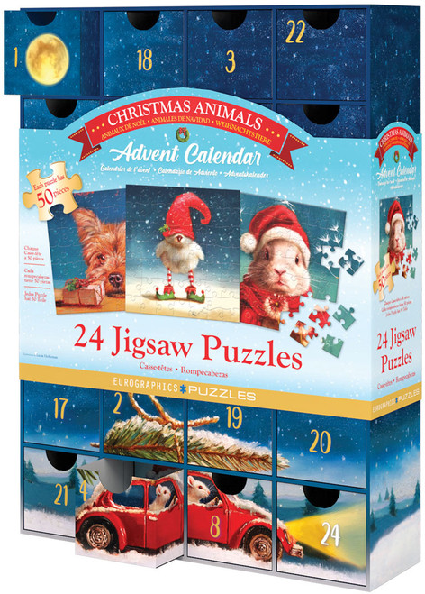 Christmas Animals Puzzle Advent Calendar packaging