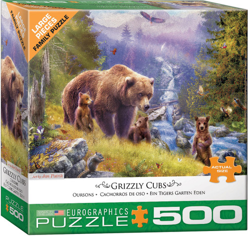 Grizzly Cubs puzzle box