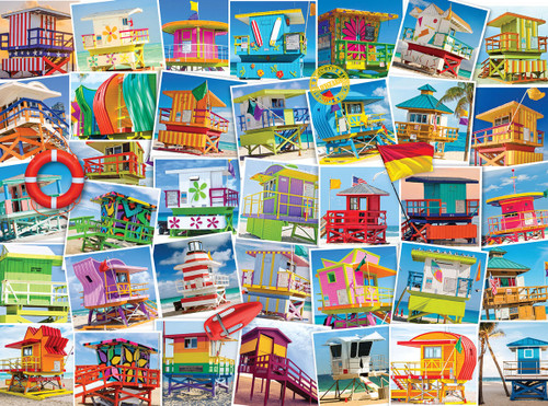 Lifeguard Towers puzzle image