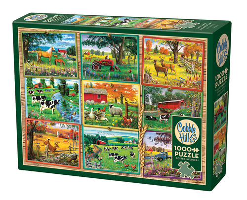 Postcards from the Farm puzzle box