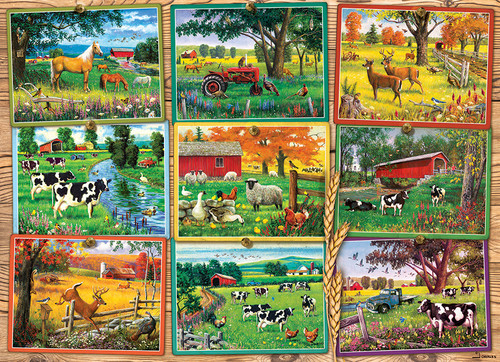 Postcards from the Farm puzzle image