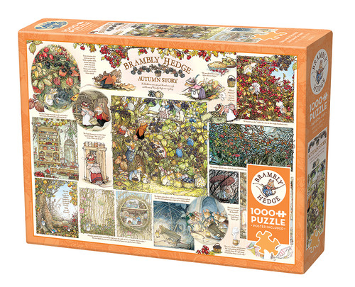 Brambly Hedge Autumn Story woodland creatures story panels puzzle box