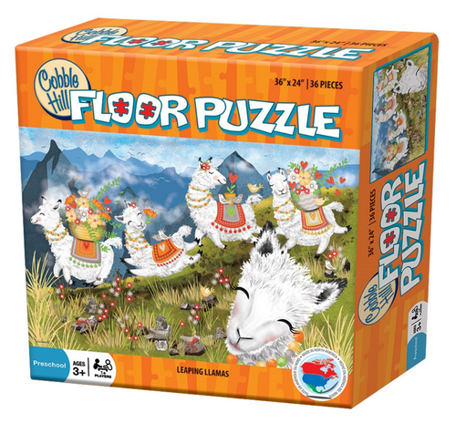 Leaping Llamas floor puzzle box
