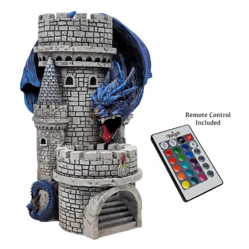 Blue dragon dice tower with remote control