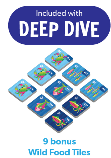 Deep Dive Kickstarter bonus, 9 bonus wild food tokens