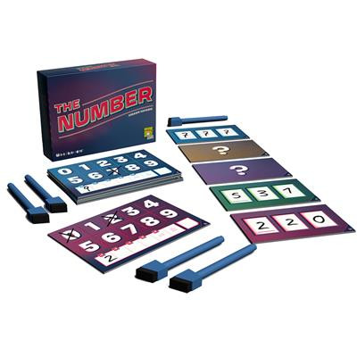 The Number components, including answer pads and dry erase markers