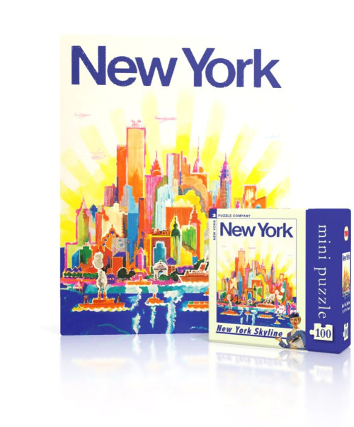NYC Skyline Mini puzzle box & image