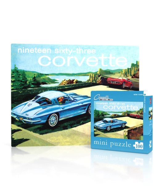 1963 Corvette mini puzzle box & image