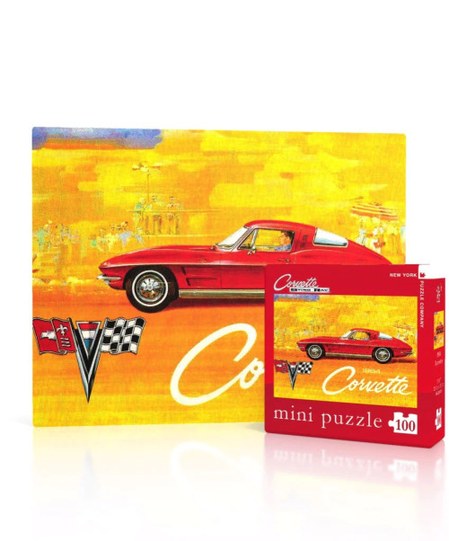 1964 Corvette MINI 100pc front of puzzle box