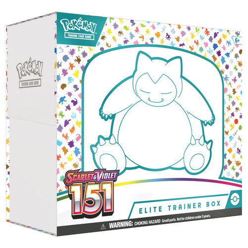 151 Elite Trainer Box, featuring Snorlax