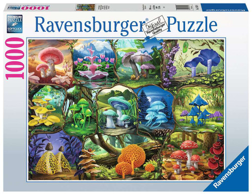 Beautiful Mushrooms puzzle box