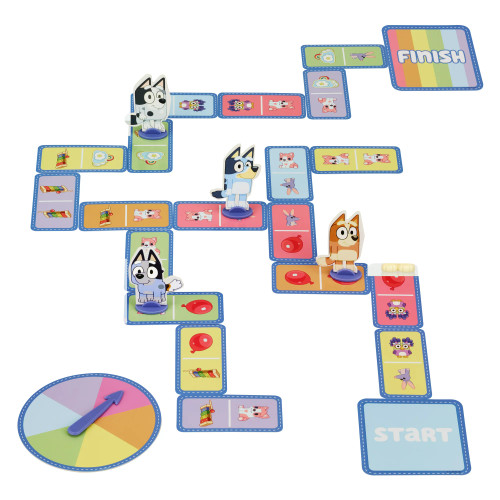 Bluey's Hopscotch Race gameplay