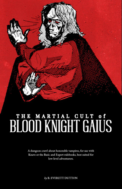 Martial Cult of the Blood Knight Gaius zine cover