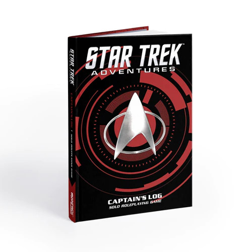 Star Trek Adventures Captain's Log, The Next Generation themed cover