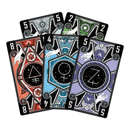 Sample cards from each suit