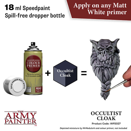 Speedpaint Occultist Cloak application example