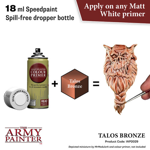 Speedpaint Talos Bronze application example