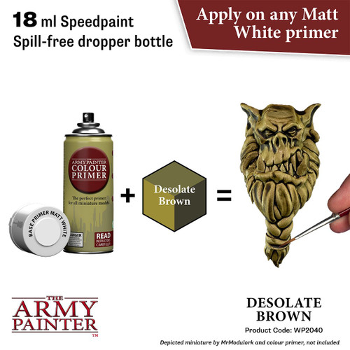 Speedpaint Desolate Brown application example