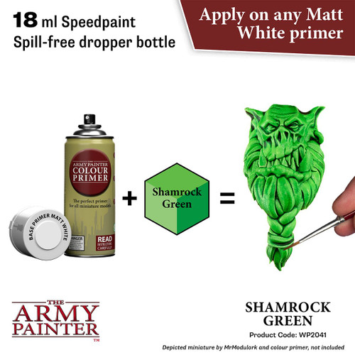 Speedpaint Shamrock Green application example
