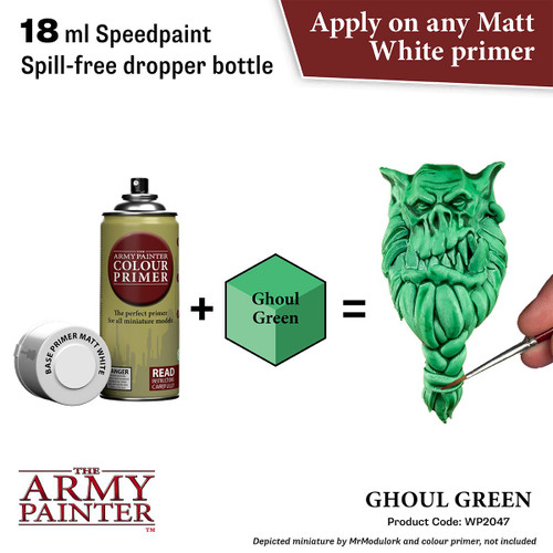 Speedpaint Ghoul Green application example