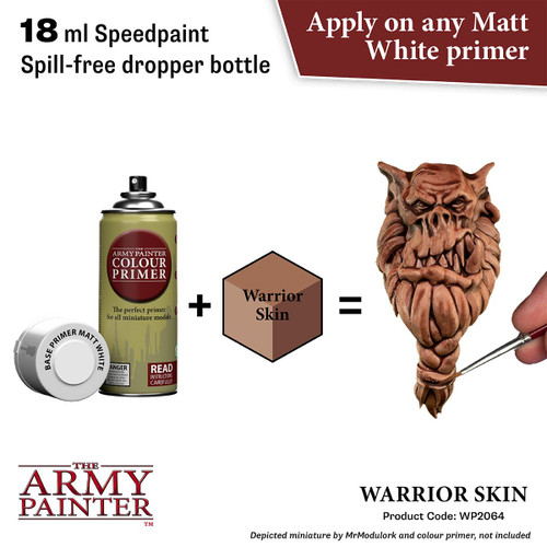 Speedpaint Warrior Skin application example