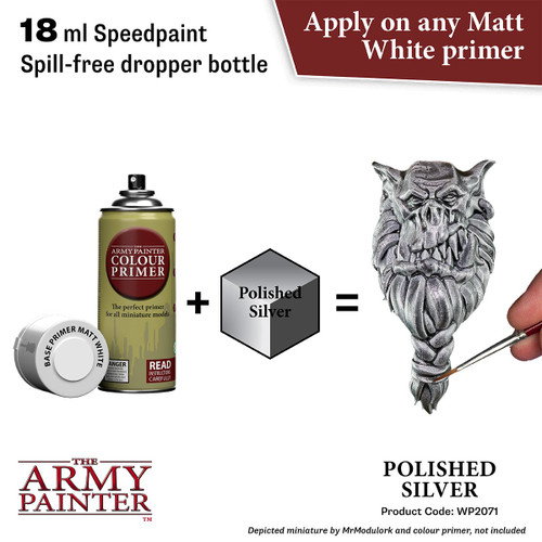 Speedpaint Polished Silver application example