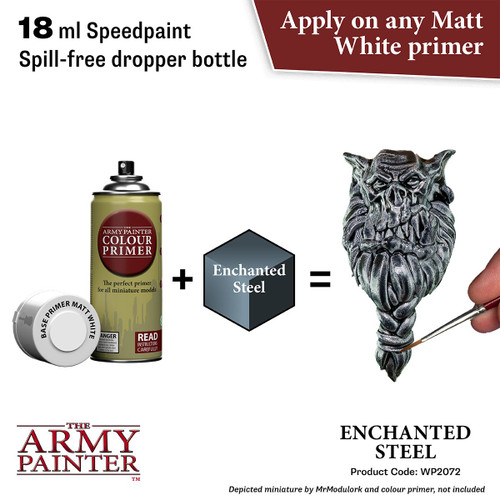 Speedpaint Enchanted Steel application example