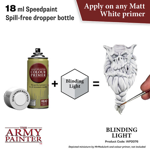 Speedpaint Blinding Light application example