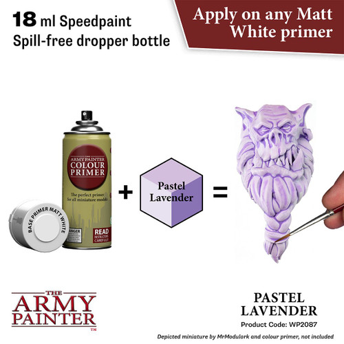 Speedpaint Pastel Lavender application example