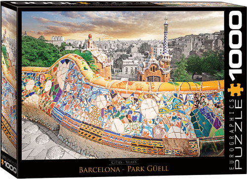 Park Guell, Barcelona 1000pc