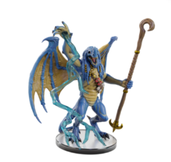 Blue lizard character painted