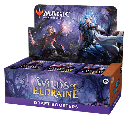 Draft Booster, Wilds of Eldraine (full box of 36 boosters shown)