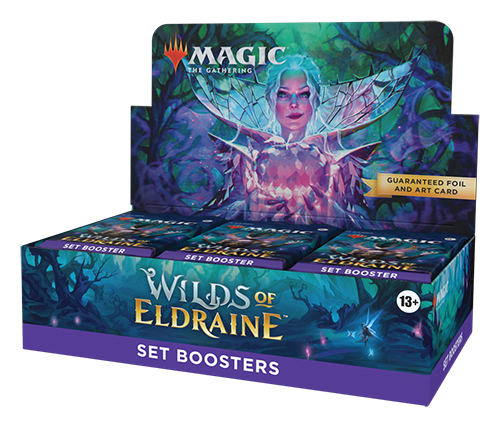 Set Booster, Wilds of Eldraine (box of 30 boosters shown)