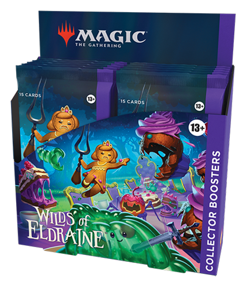 Collector Booster, Wilds of Eldraine (box of 12 boosters shown)