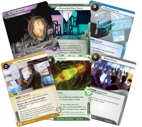 Six example cards from System Gateway