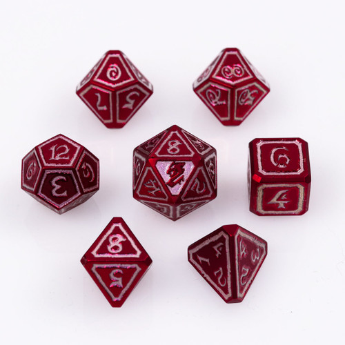 Red 7 dice set
