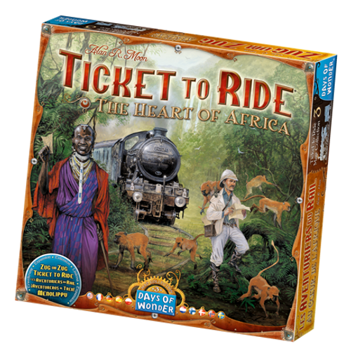 Ticket to Ride: The Heart of Africa Map box image