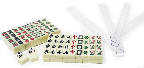 Close up of the tiles for the game
